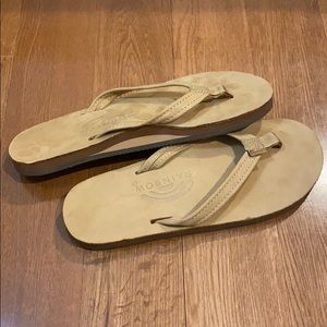 Rainbow sandals in Sierra brown